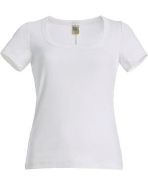 Flore Flore Lulu Cotton Baby Tee - White