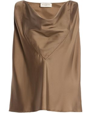 Kallmeyer Nicola Silk-Twill Top - Brown