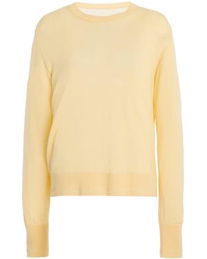 Another Tomorrow Wool Top - Yellow