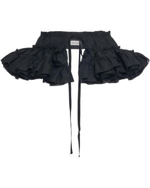 Dries Van Noten Georgie Cotton Waist Belt - Black