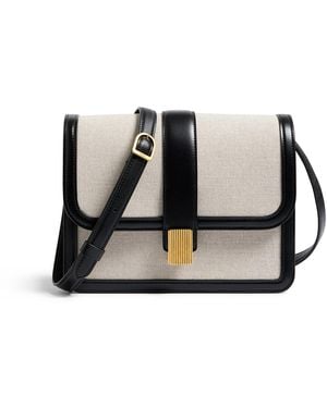 KHAITE Blake Canvas Crossbody Bag - Black