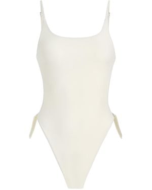 Mare Perpetua D-Ring One-Piece Swimsuit - White