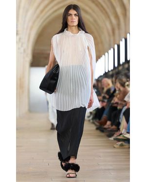 Aje. Lucilla Pleated Top - White