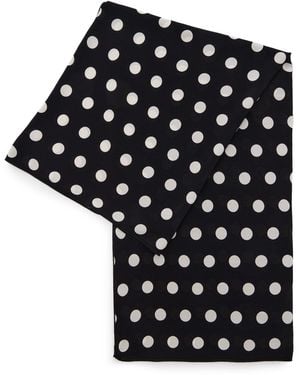 Juillet Polka-Dot Bandana - Black