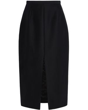 Salon 1884 Zorzi Cotton-Silk Maxi Skirt - Black