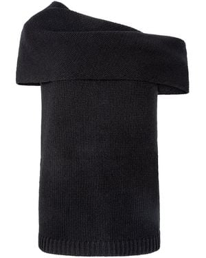 Heirlome Isabel Off-the-shoulder Cashmere Top - Black