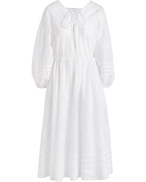 Merlette Leonora Cotton Voile Dress - White