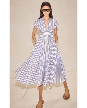 Alexis Lola Cotton Midi Dress - Purple