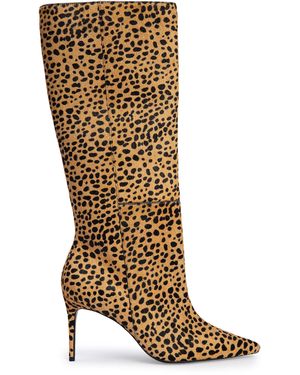Black Suede Studio Kath Knee Boots - Brown