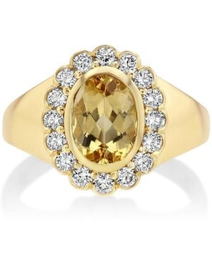 Real Fine Studio 14K Heirloom Signet - Metallic