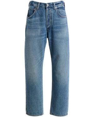 Citizens of Humanity Winslow Rigid Low-Rise Boyfriend Jeans - Blue