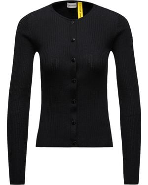 Moncler Genius X Ee72 By Edward Enninful Wool Cardigan - Black