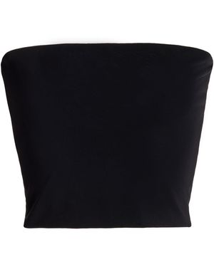 ÉTERNE Amina Strapless Jersey Top - Black