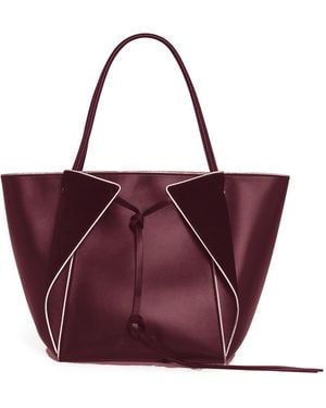 Gabriela Hearst Marija Bag With Piping - Purple