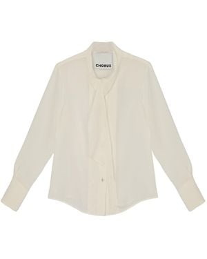 Chorus Sawyer Silk Shirt - White