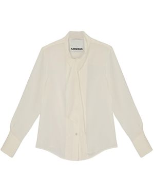 Chorus Sawyer Silk Shirt - White