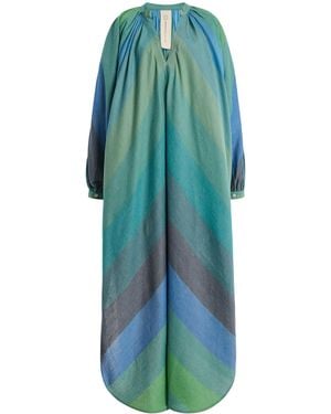 Marrakshi Life The Touareg Cotton Dress - Blue