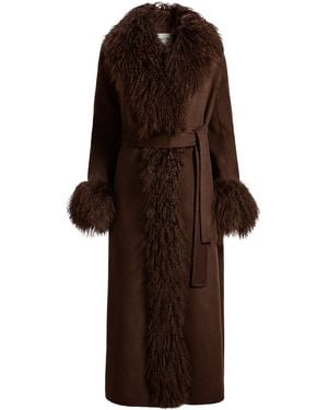 DUCIE Lola Wool Coat - Brown