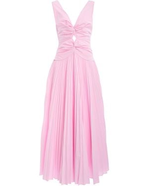Jonathan Simkhai Vivianne Cotton Midi Dress - Pink