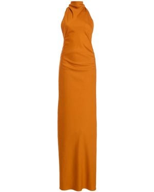 Brandon Maxwell The Ophelia Stretch-Crepe Gown - Orange