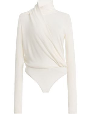 Citizens of Humanity Sculptural Jersey Bodysuit - White
