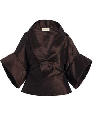 Kallmeyer Winslow Silk Top - Black