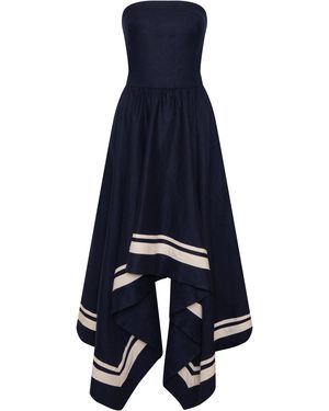 ANDRES OTALORA Estrellada Maxi Dress - Blue