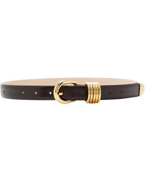 DEHANCHE Hollyhock Leather Belt - Brown