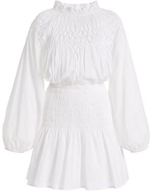 Merlette Celeste Pima Cotton Dress - White