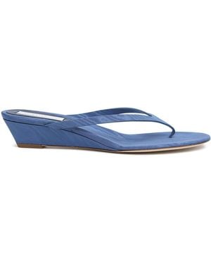 Christopher Esber Scala Moire Wedge - Blue