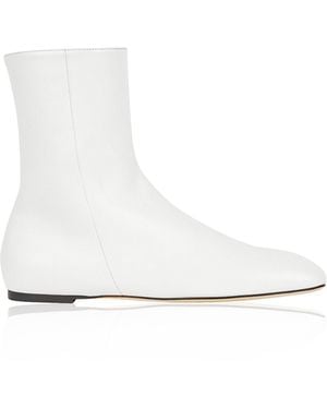A.W.A.K.E. MODE Noa Flat Boot - White