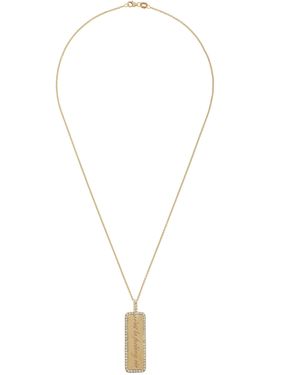 Dru C'Est La F**King Vie Memento 14K Diamond Necklace - Metallic