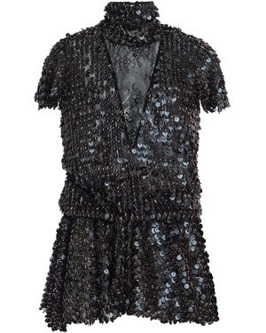 Siedres Fryn Sequined Mini Dress - Black