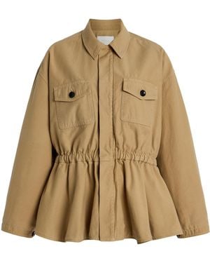 Citizens of Humanity X Bloom Farm Exclusive Cinched Cotton Utility Jacket - Natural