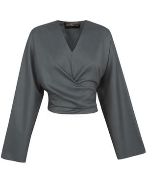 Cortana Ahora Wool Top - Black