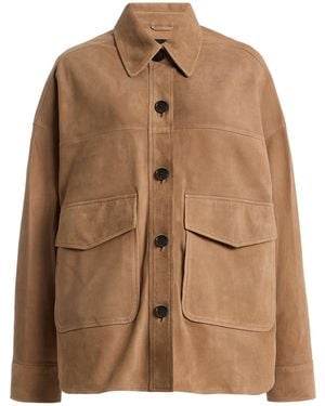 Arma Kaylee Suede Jacket - Brown