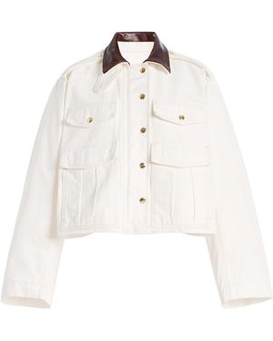 RÙADH The Henderson Canvas Jacket - Natural