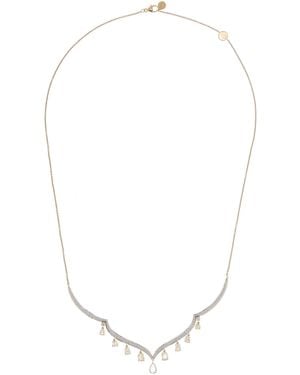 Harakh Haveli 18k Yellow Gold Diamond Necklace - White