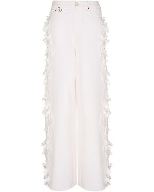 Zimmermann Becoming Applique Jeans - White