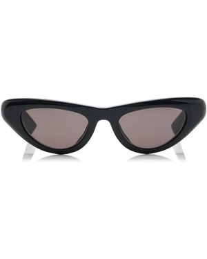 Bottega Veneta Cat-Eye Acetate Sunglasses - Black
