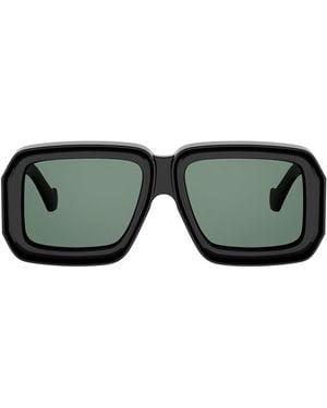 Loewe Signature Square-frame Acetate Sunglasses - Green