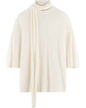 ARAKII Draped Relaxed Shirt Exclusive - White