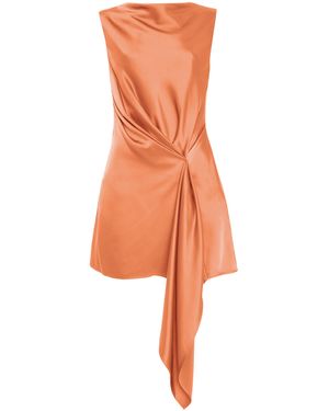 Significant Other Alyssa Satin Mini Dress - Orange