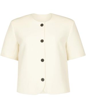 Harris Tapper Exclusive Short-Sleeved Tilmens Jacket - Natural