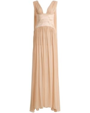 Arcina Ori Exclusive Ramona Chiffon Maxi Dress - Natural