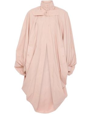 Chloé Oversized Cotton Trench Coat - Pink