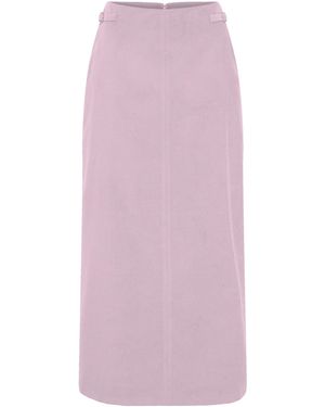 Gabriela Hearst Sere Cotton Maxi Skirt - Pink