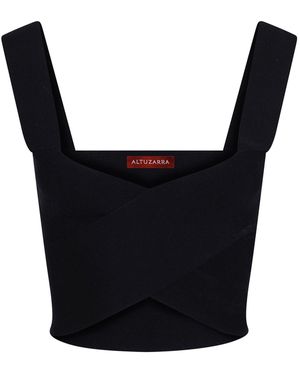 Altuzarra Mylas Knit Top - Black