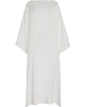 Bondi Born Cremona Tie-Side Voile Maxi Coverup - White