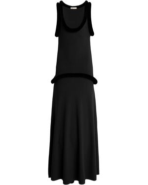 DIOTIMA Basseterre Sculpted Jersey Maxi Dress - Black